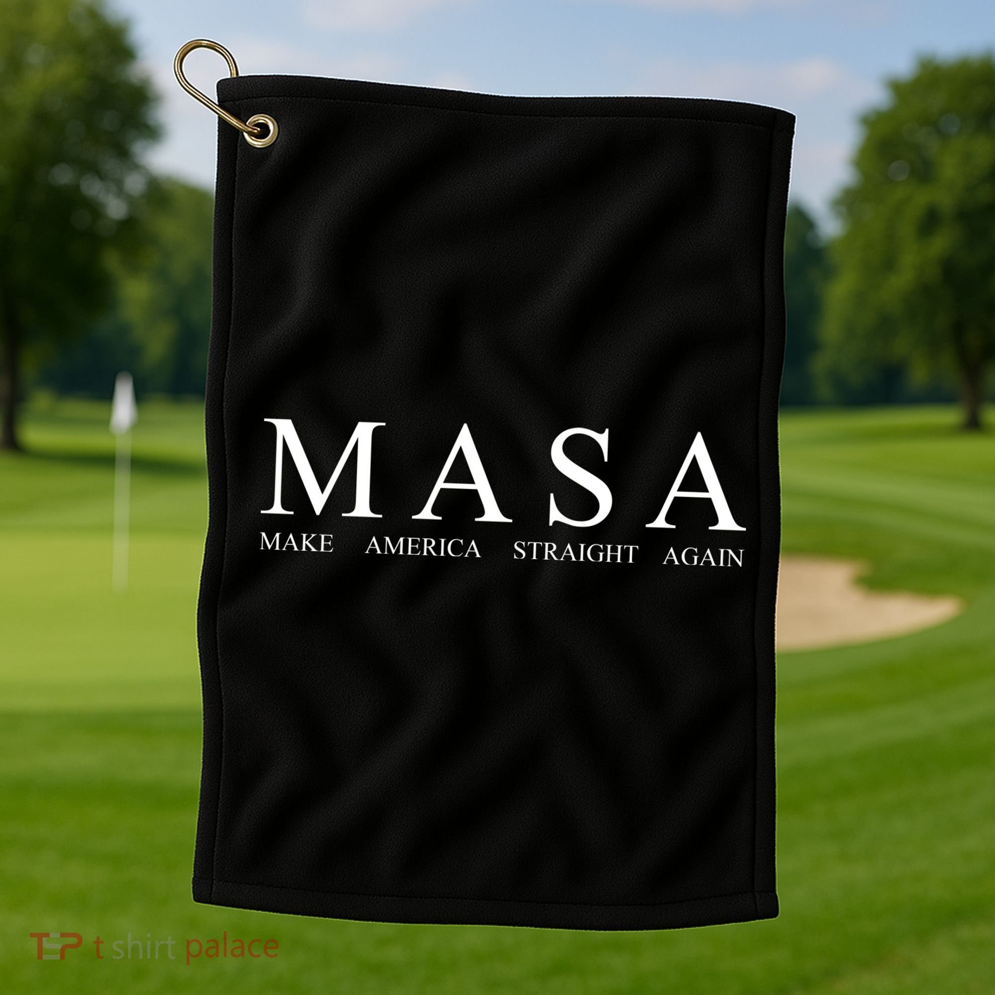 MASA Make America Straight Again Golf Towel