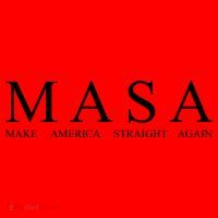 MASA Make America Straight Again Santa Hat thumb 1