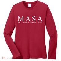 MASA Make America Straight Again Women's Long Sleeve Shirt thumb 0