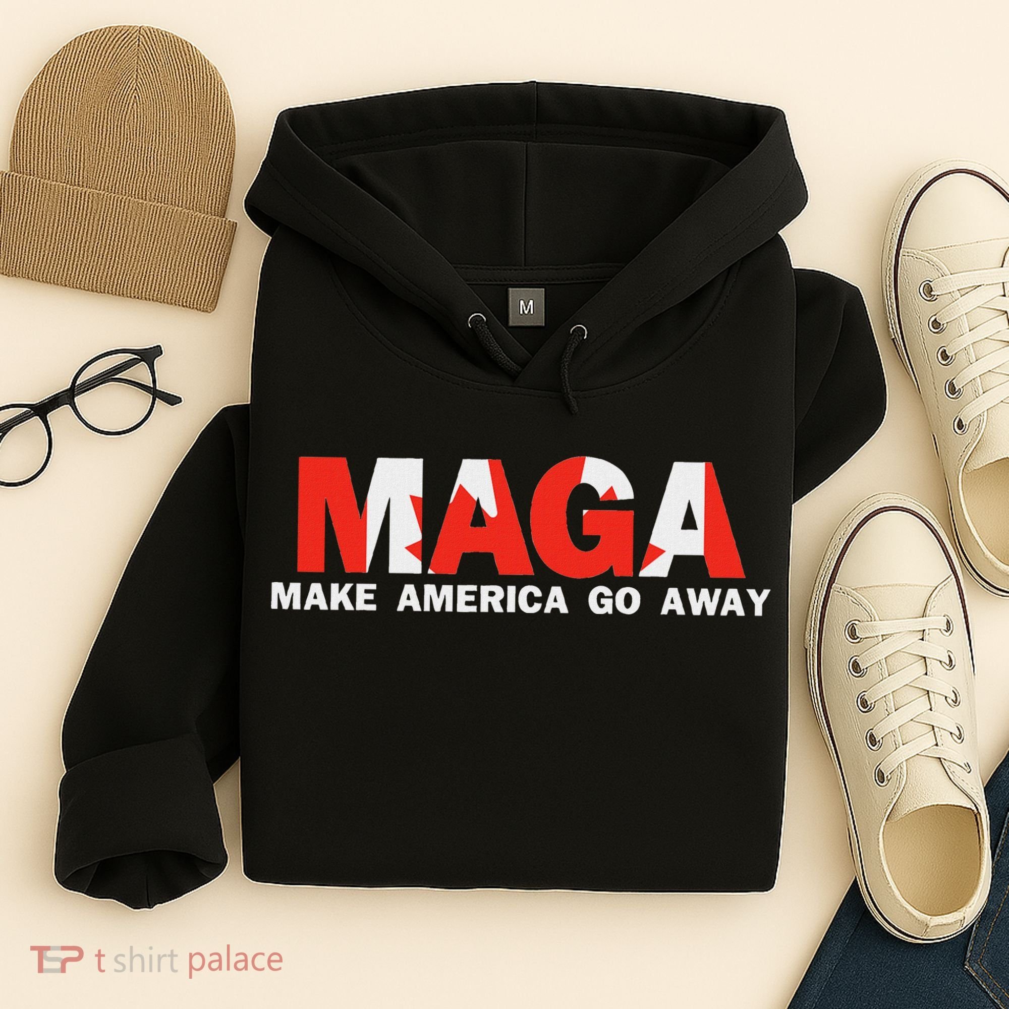 Maga Make America Go Away Canada Support Hoodie