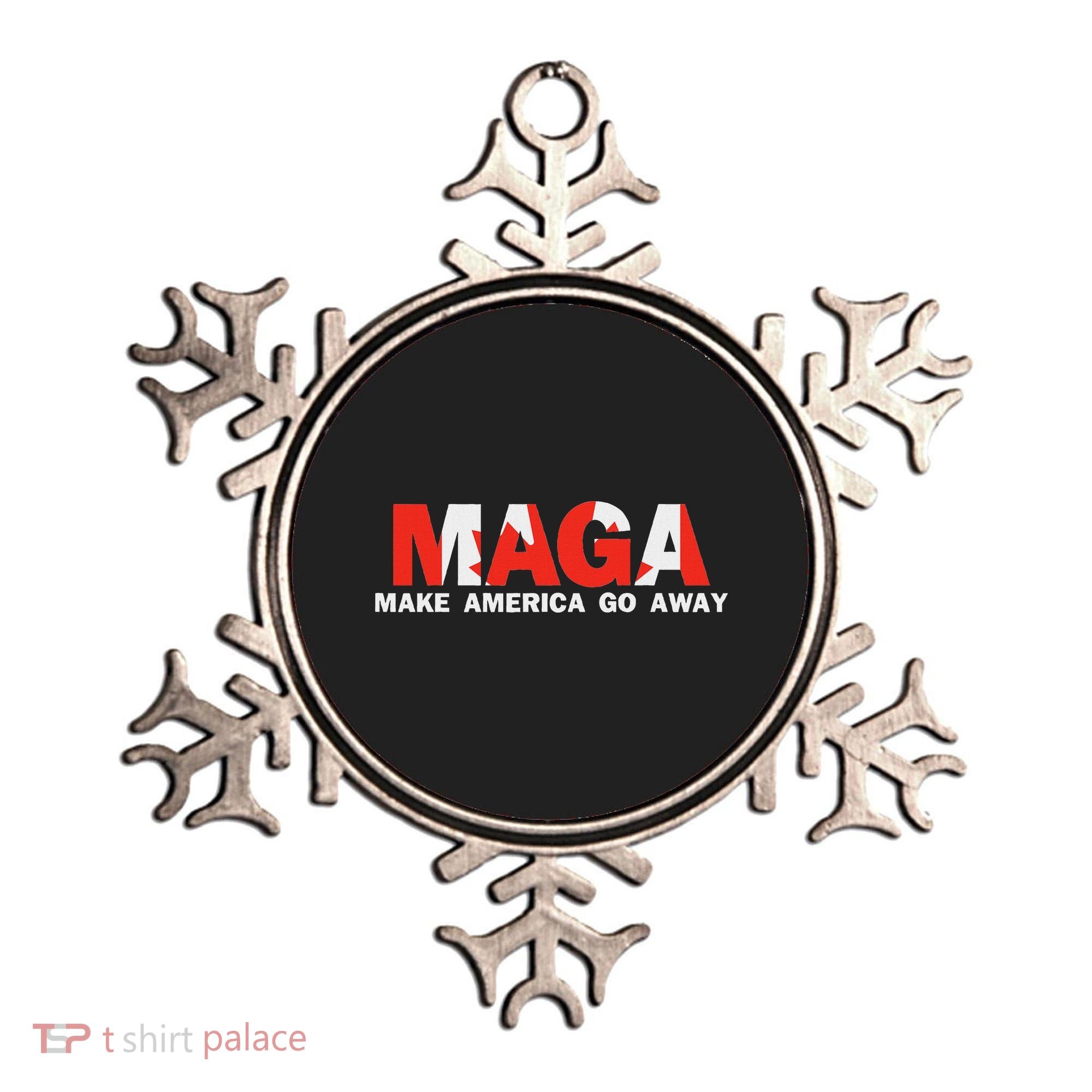 Maga Make America Go Away Canada Support Ornament