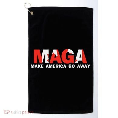 Maga Make America Go Away Canada Support Golf Towel