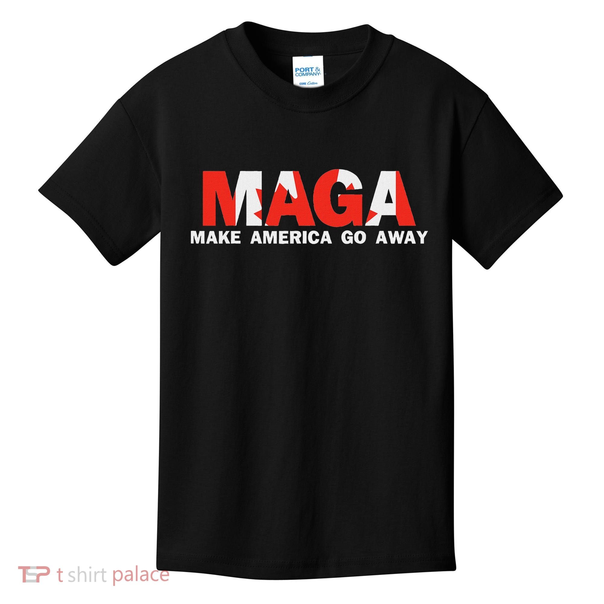 Maga Make America Go Away Canada Support Kids T-Shirt