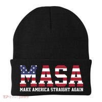 MASA Make America Straight Again USA Flag Beanie thumb 0