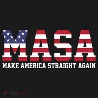 MASA Make America Straight Again USA Flag Mousepad thumb 1