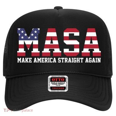 MASA Make America Straight Again USA Flag Hat