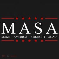 MASA Make America Straight Again Logo Backpack thumb 2