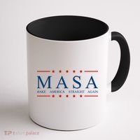 MASA Make America Straight Again Logo Coffee Mug thumb 1