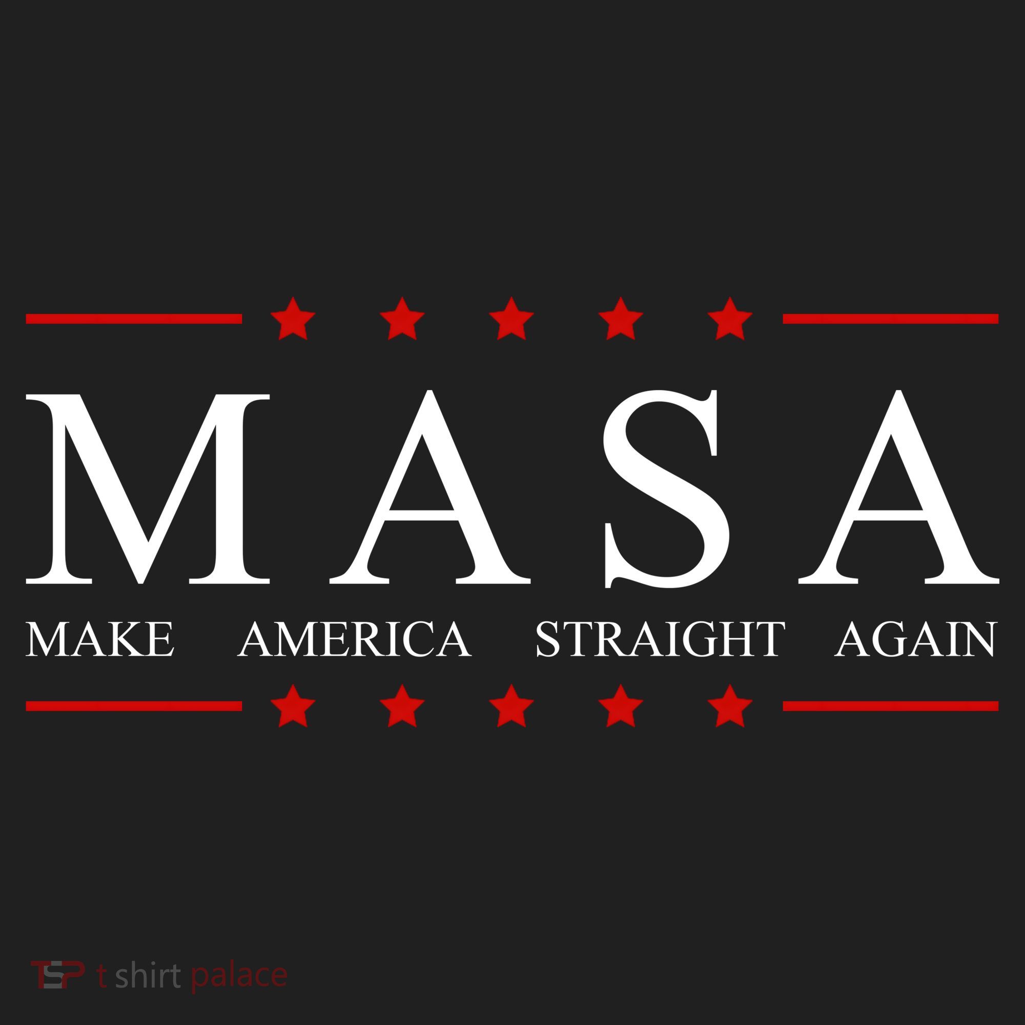 MASA Make America Straight Again Logo Urban Oversized Heavyweight T-Shirt