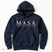MASA Make America Straight Again Logo Hoodie thumb 0