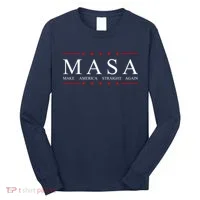 MASA Make America Straight Again Logo Long Sleeve Shirt thumb 0