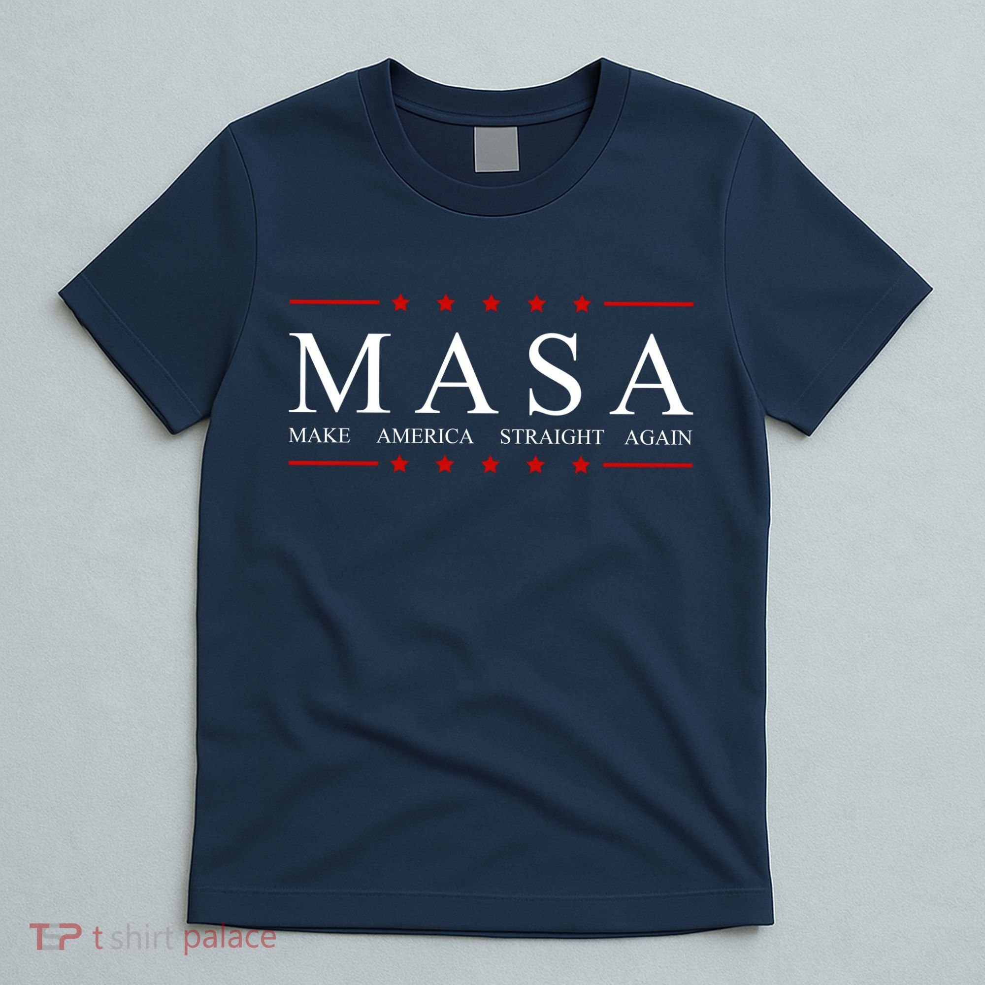 MASA Make America Straight Again Logo T-Shirt
