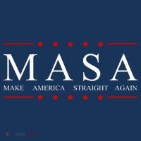 MASA Make America Straight Again Logo Women's Hoodie thumb 2