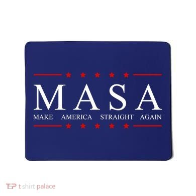 MASA Make America Straight Again Logo Mousepad