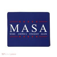 MASA Make America Straight Again Logo Mousepad thumb 0