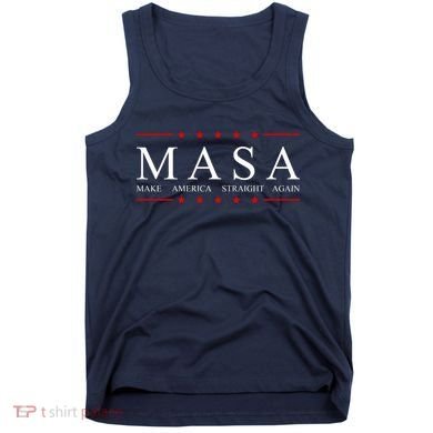 MASA Make America Straight Again Logo Tank Top