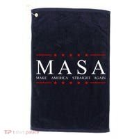MASA Make America Straight Again Logo Golf Towel thumb 0