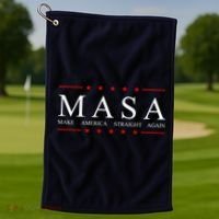 MASA Make America Straight Again Logo Golf Towel thumb 1