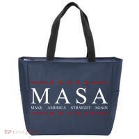 MASA Make America Straight Again Logo Tote Bag thumb 0