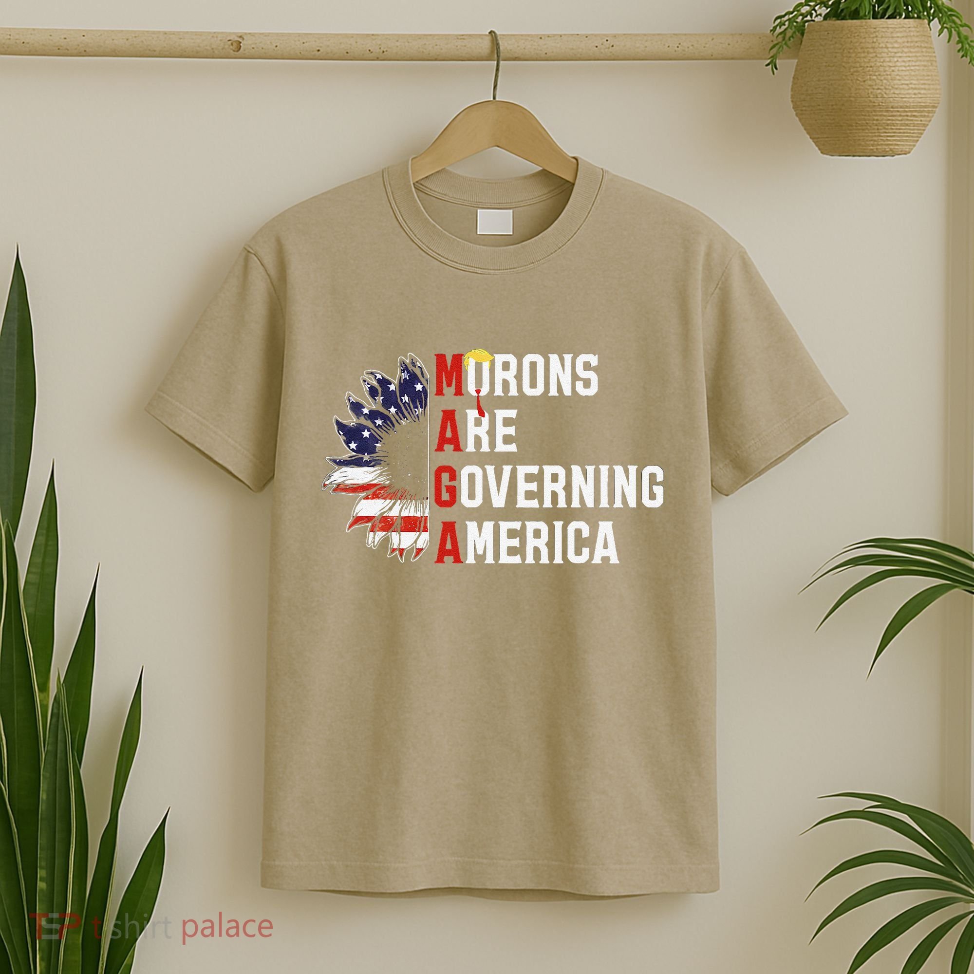 Maga Morons Are Governing America Anti Trump Vintage Quote T-Shirt