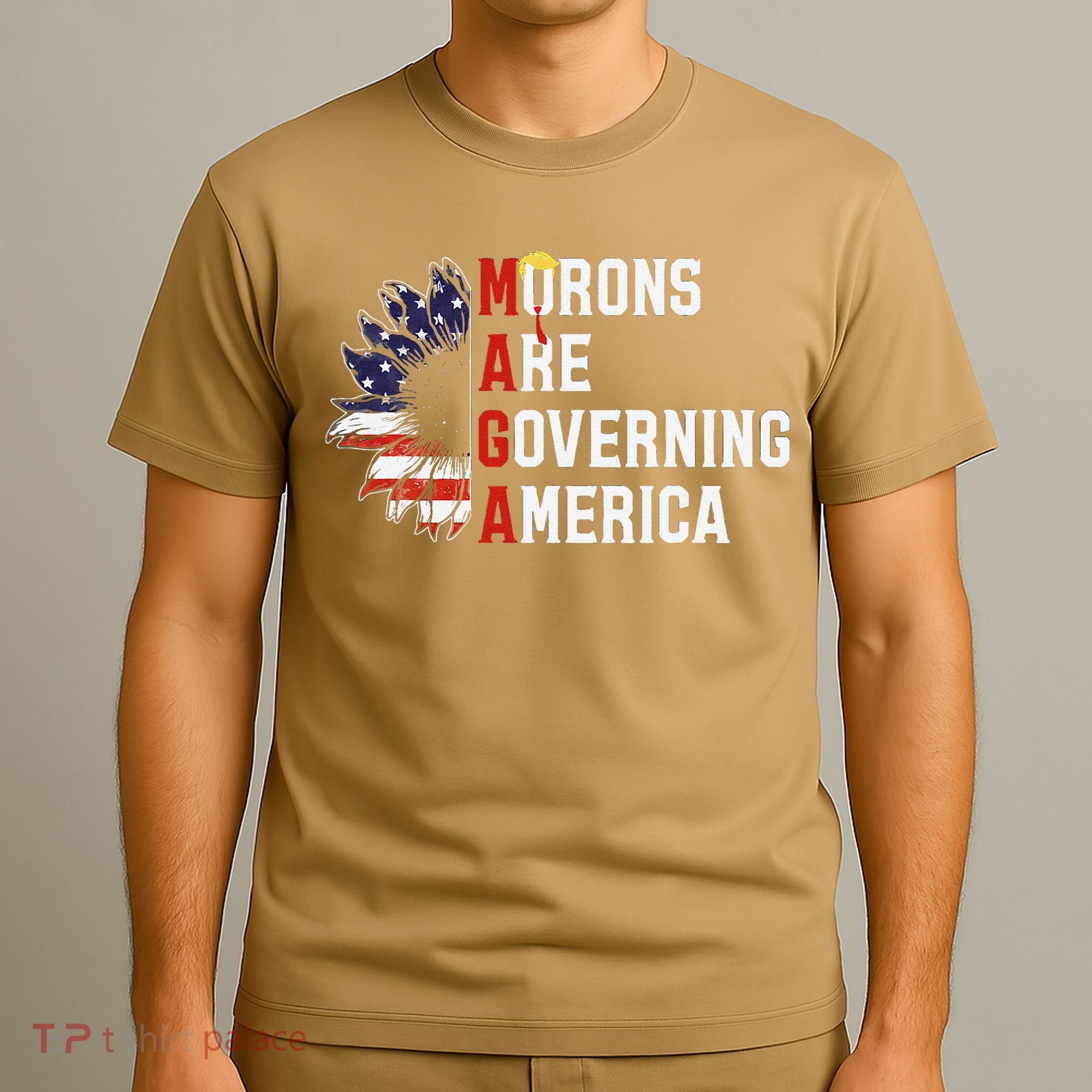 Maga Morons Are Governing America Anti Trump Vintage Quote T-Shirt