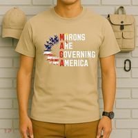 Maga Morons Are Governing America Anti Trump Vintage Quote T-Shirt thumb 6