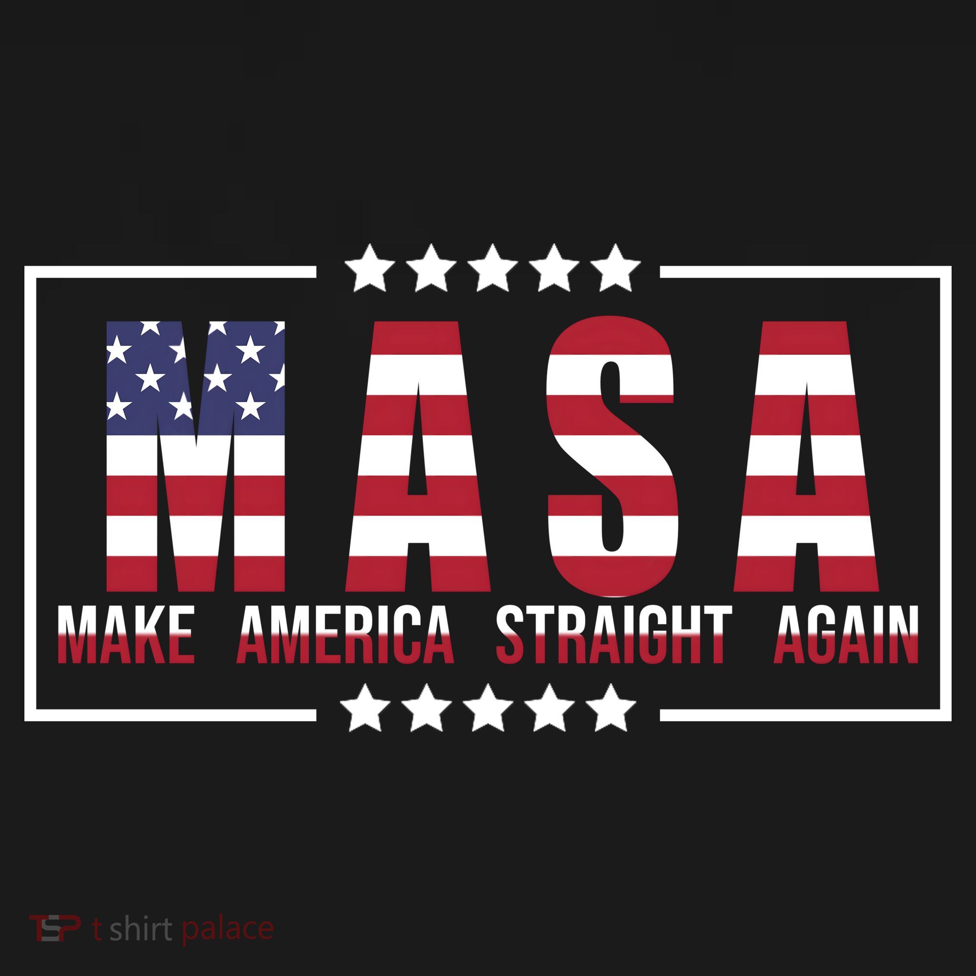 MASA Make America Straight Again Doggie Tank