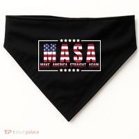 MASA Make America Straight Again USA-Made Doggie Bandana thumb 0