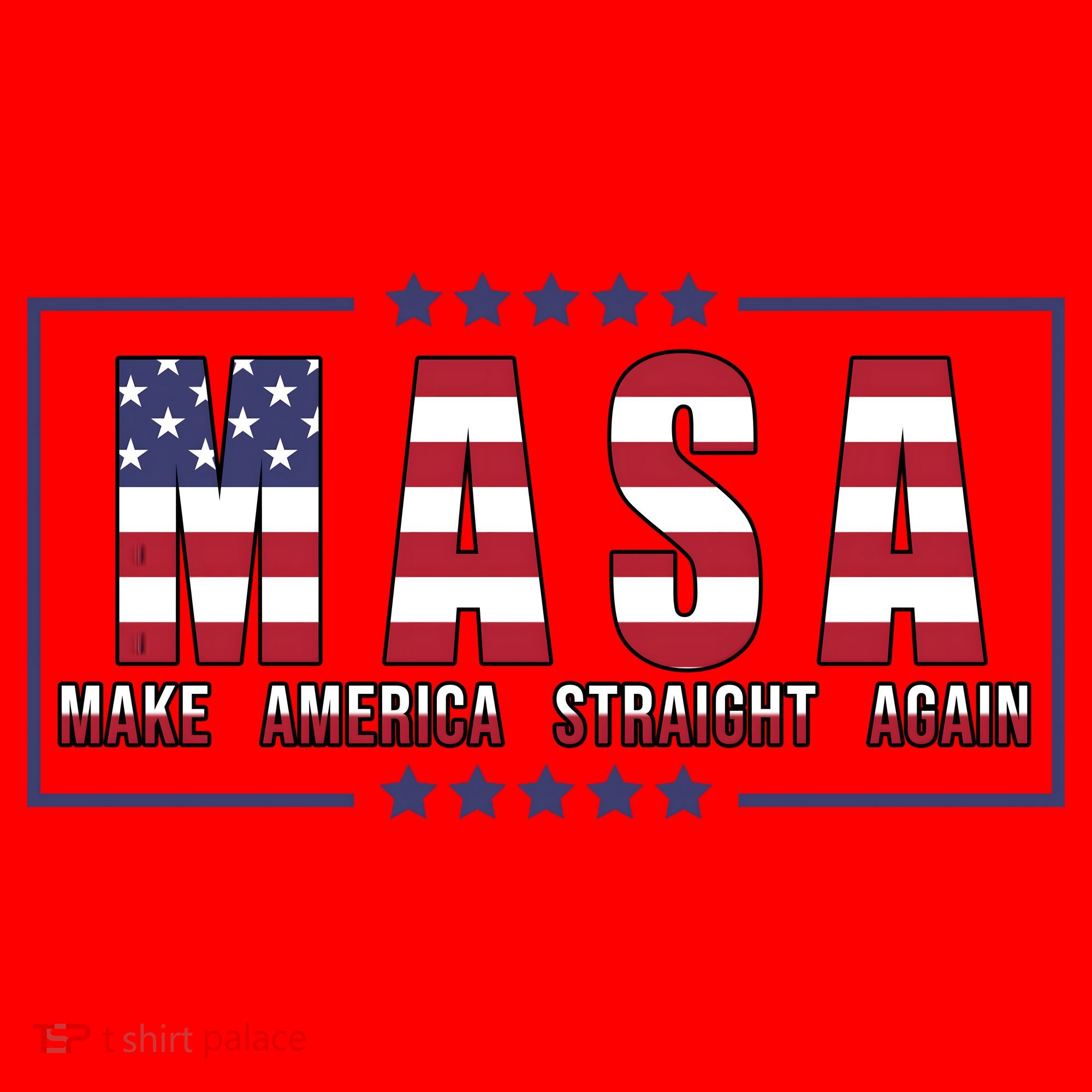MASA Make America Straight Again Santa Hat