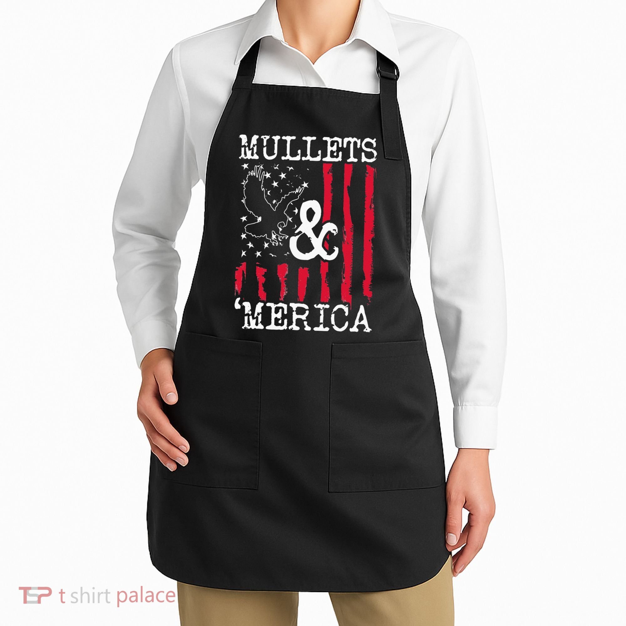 MULLET MULLETS AND MERICA MEN GIFT Apron