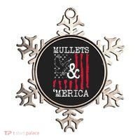 MULLET MULLETS AND MERICA MEN GIFT Ornament thumb 0