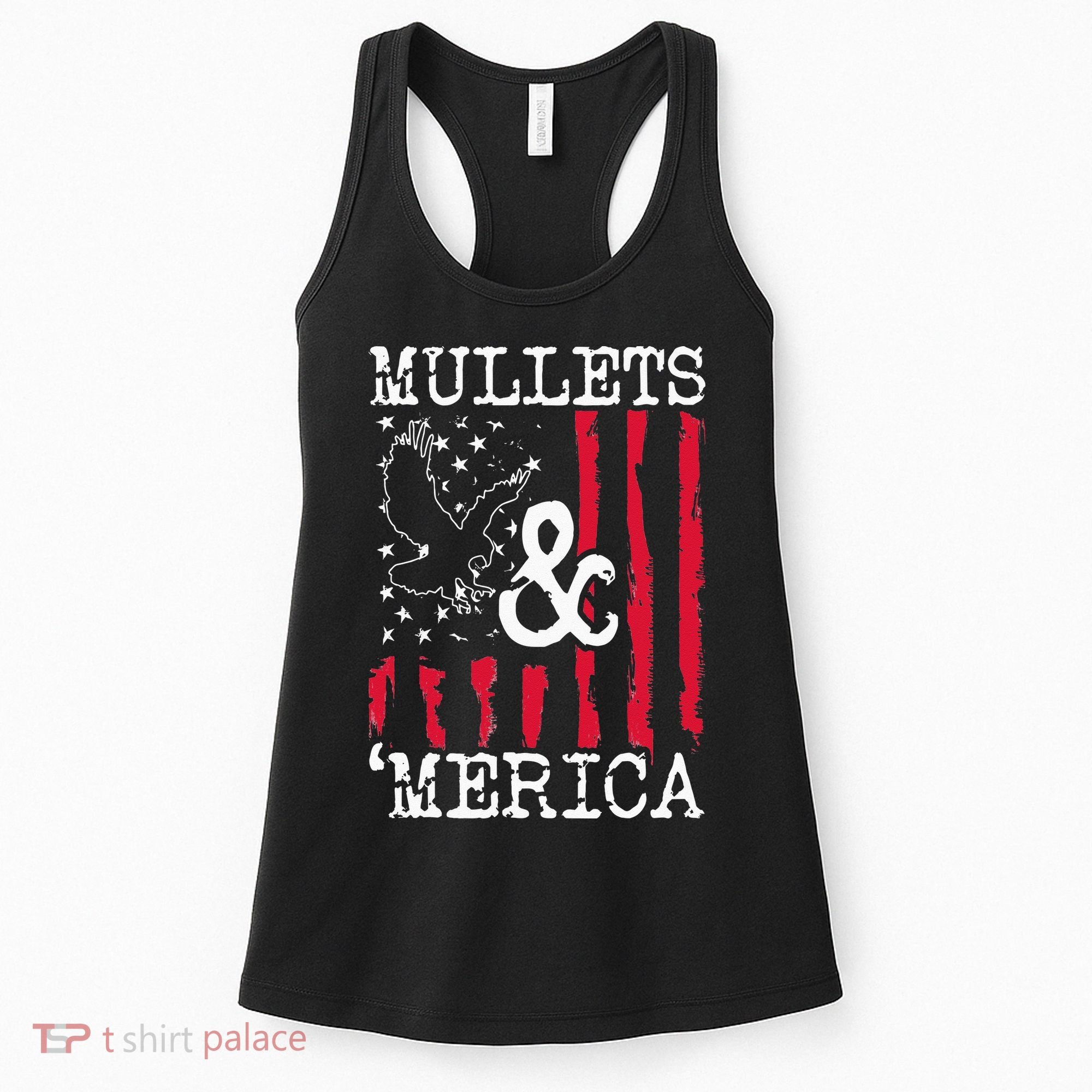 MULLET MULLETS AND MERICA MEN GIFT Women's Tank Top