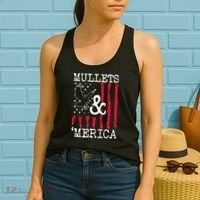 MULLET MULLETS AND MERICA MEN GIFT Women's Tank Top thumb 2