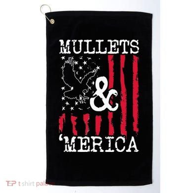 MULLET MULLETS AND MERICA MEN GIFT Golf Towel