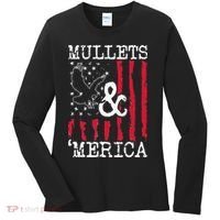 MULLET MULLETS AND MERICA MEN GIFT Women's Long Sleeve Shirt thumb 0