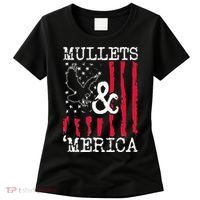 MULLET MULLETS AND MERICA MEN GIFT Women's T-Shirt thumb 0