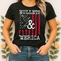 MULLET MULLETS AND MERICA MEN GIFT Women's T-Shirt thumb 2