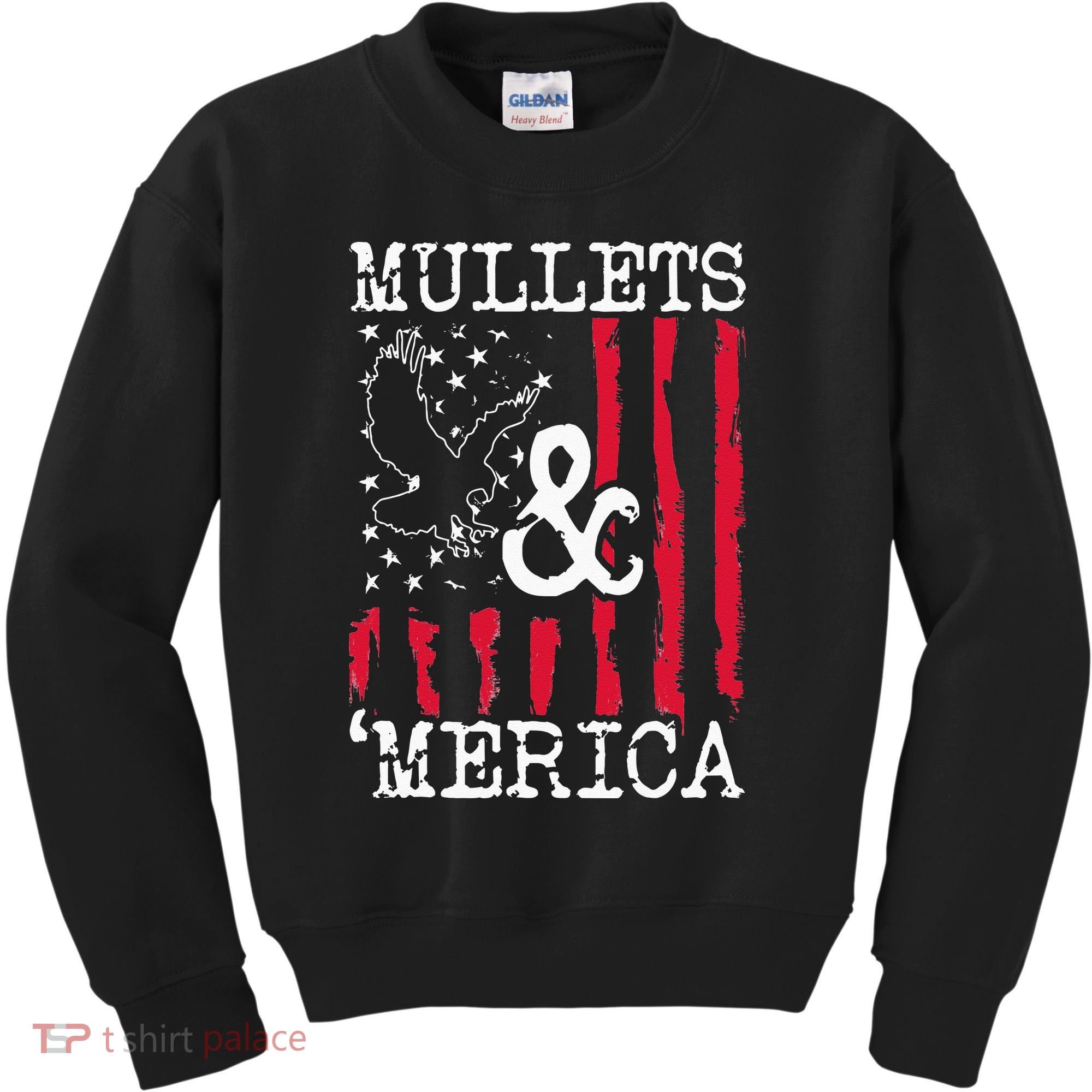 MULLET MULLETS AND MERICA MEN GIFT Kids Sweatshirt