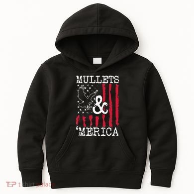 MULLET MULLETS AND MERICA MEN GIFT Kids Hoodie