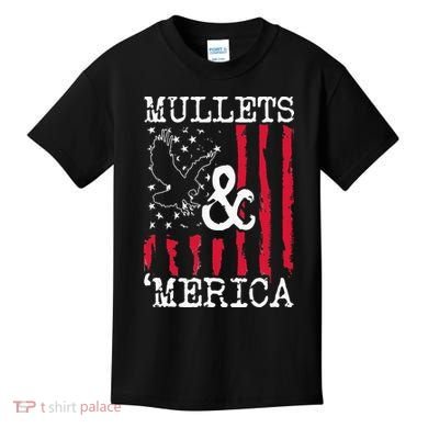 MULLET MULLETS AND MERICA MEN GIFT Kids T-Shirt