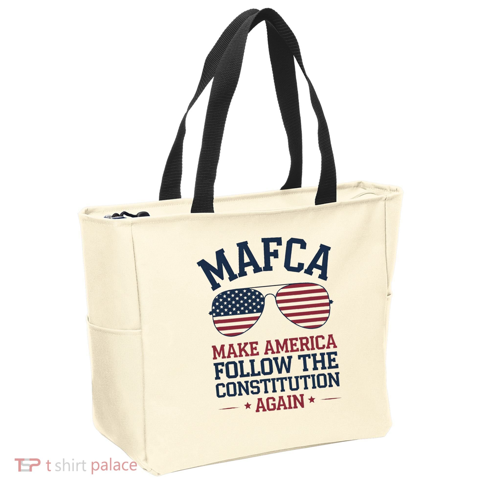 Mafca Make America Follow The Constitution Again Tote Bag
