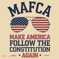 Mafca Make America Follow The Constitution Again Tote Bag thumb 4