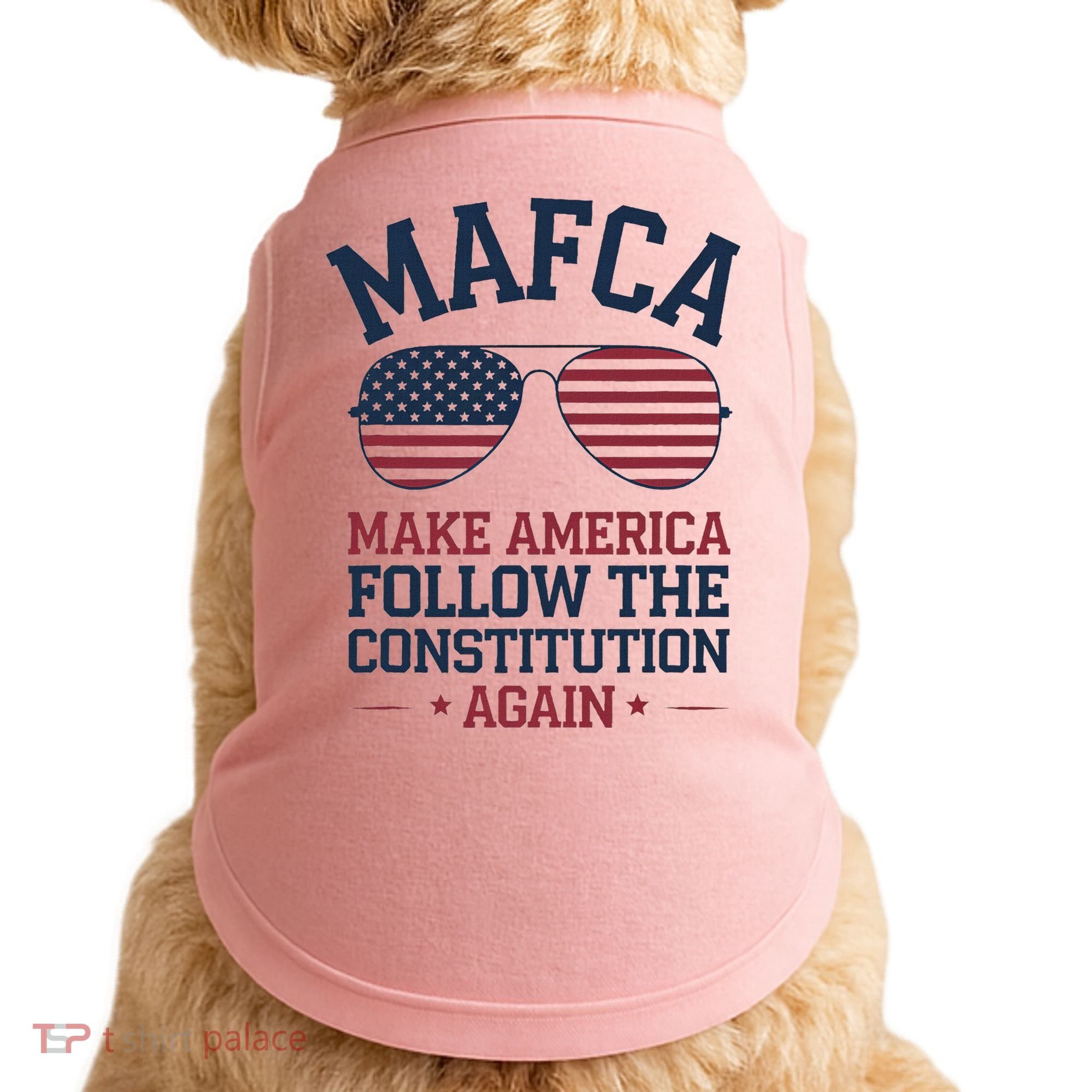 Mafca Make America Follow The Constitution Again Doggie Tank