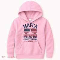 Mafca Make America Follow The Constitution Again Kids Hoodie thumb 0