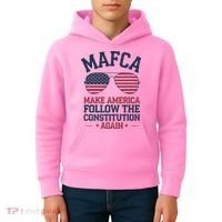 Mafca Make America Follow The Constitution Again Kids Hoodie thumb 4