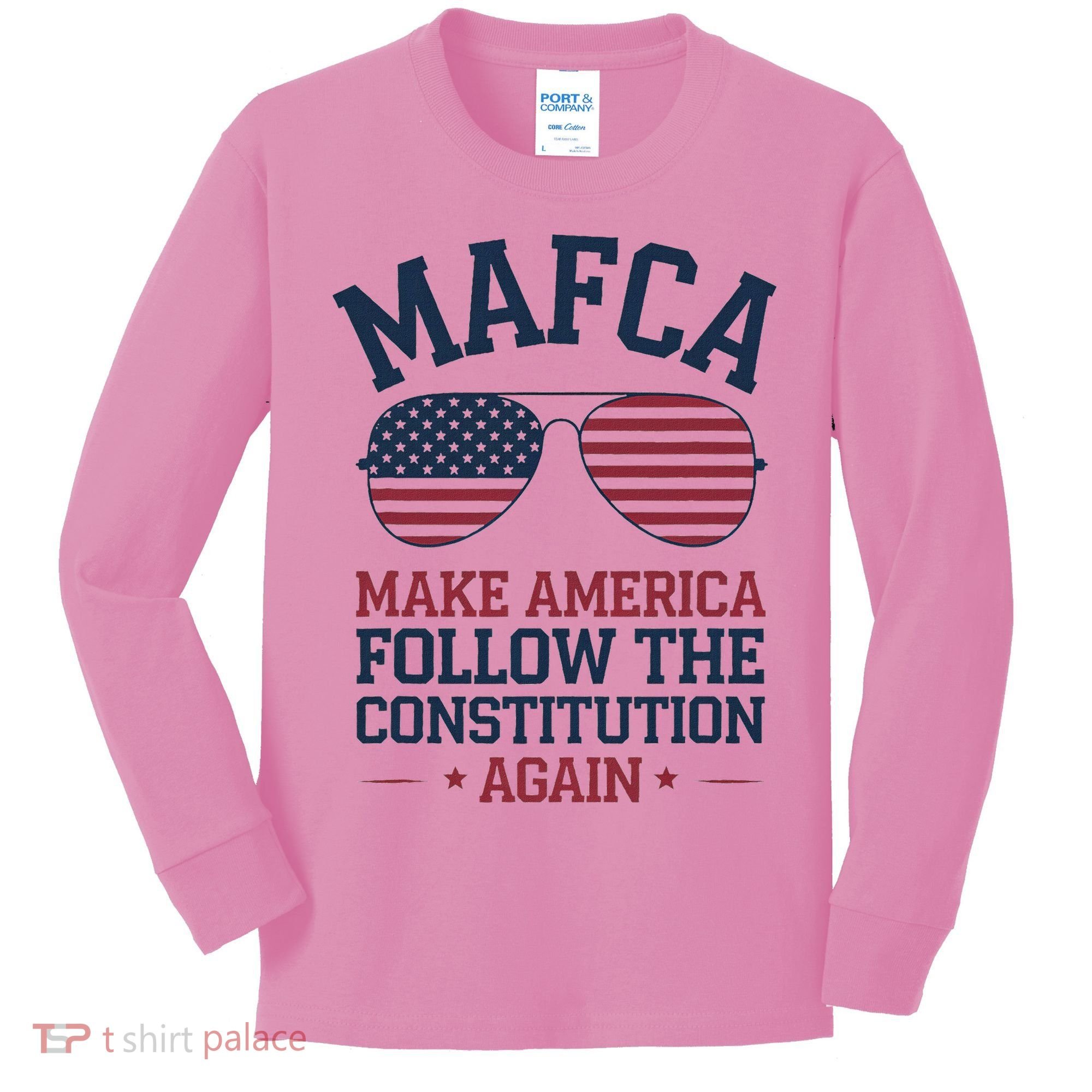 Mafca Make America Follow The Constitution Again Kids Long Sleeve Shirt