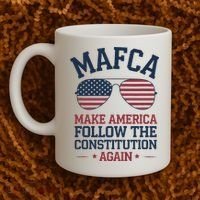 Mafca Make America Follow The Constitution Again Coffee Mug thumb 2