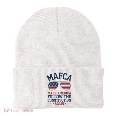 Mafca Make America Follow The Constitution Again Beanie