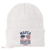 Mafca Make America Follow The Constitution Again Beanie thumb 0