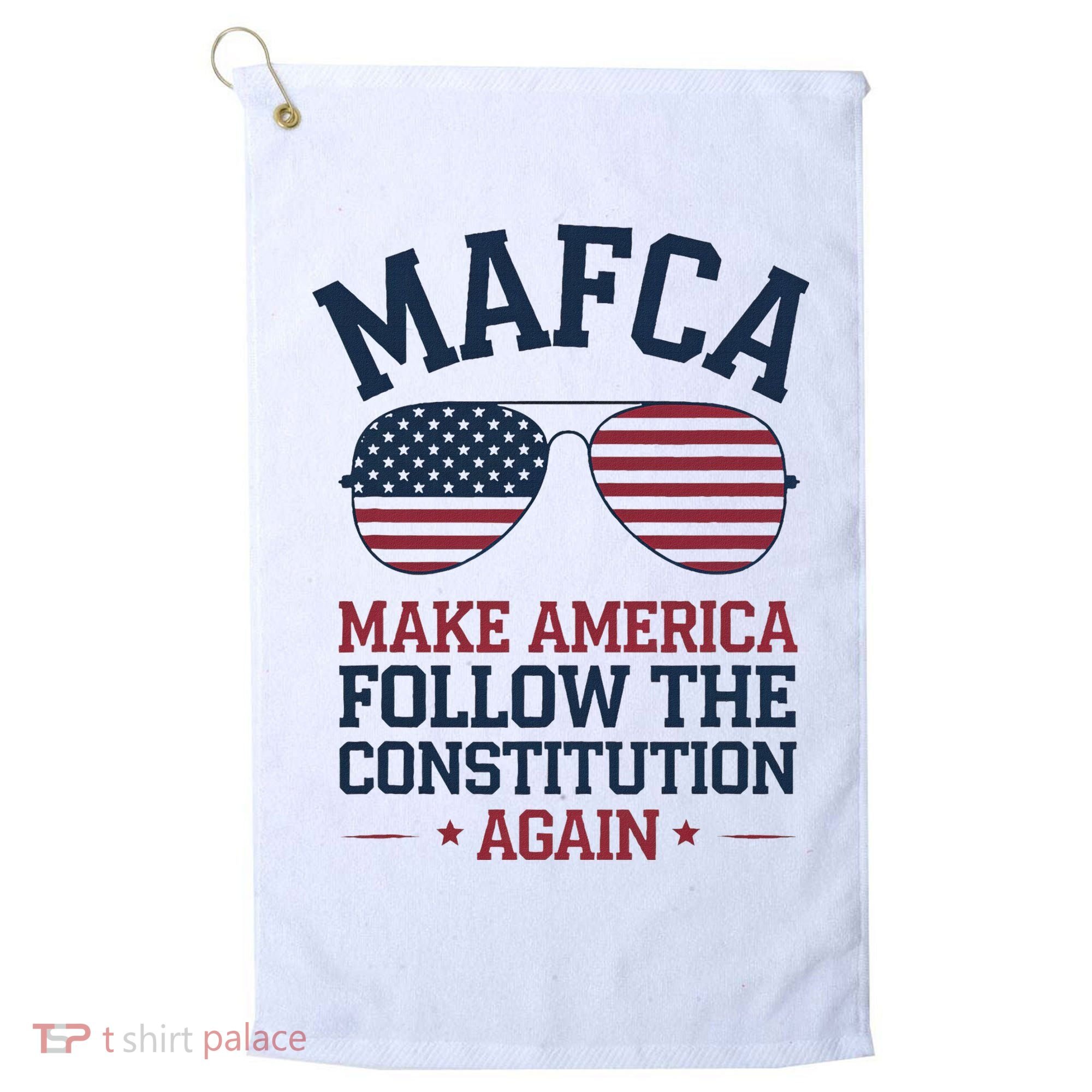 Mafca Make America Follow The Constitution Again Golf Towel